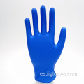 Singe sin polvo azul al por mayor Use guantes de nitrilo